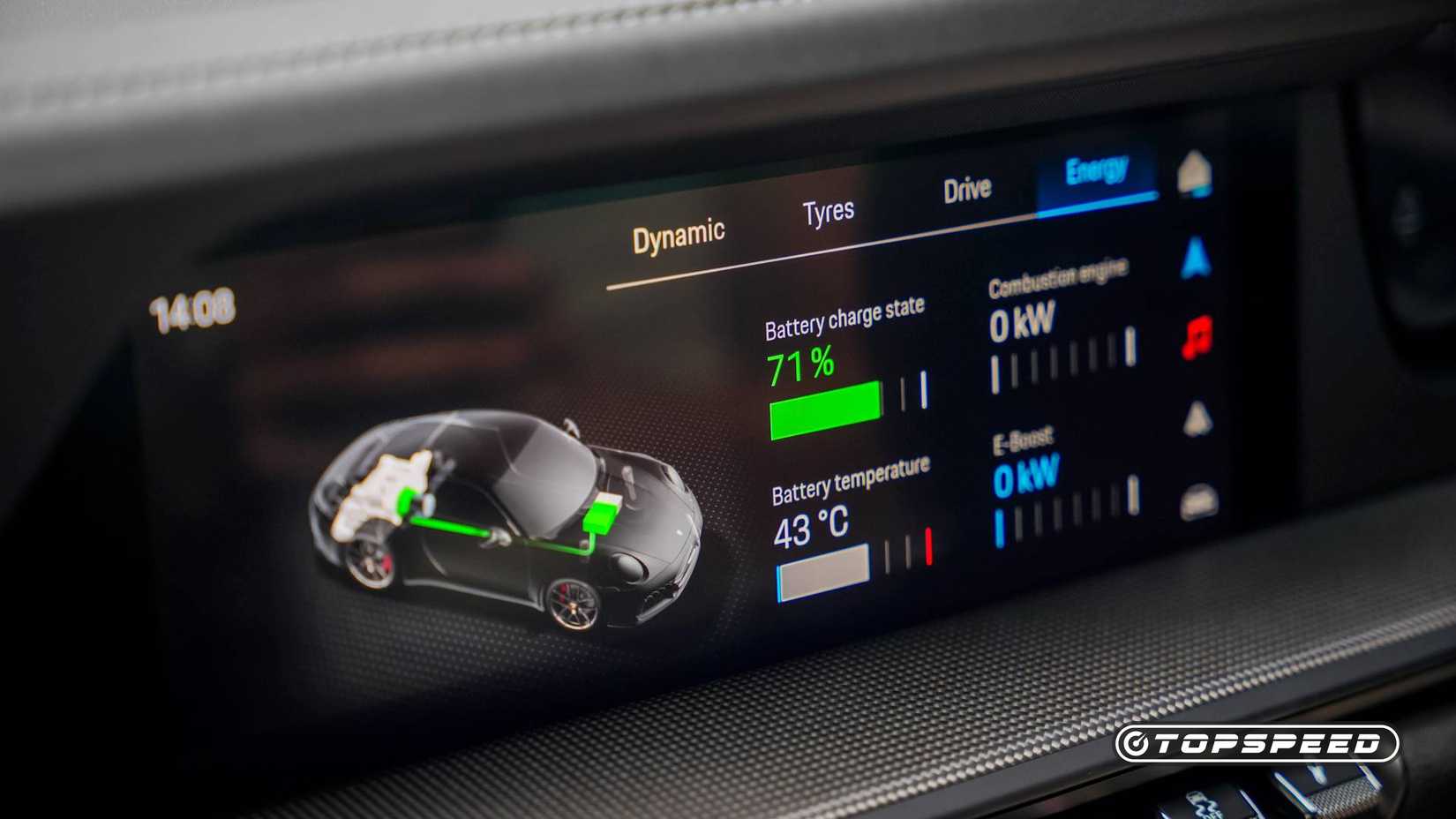 Infoentretenimento de 10,9 polegadas do Porsche 911 Carrera GTS 2025