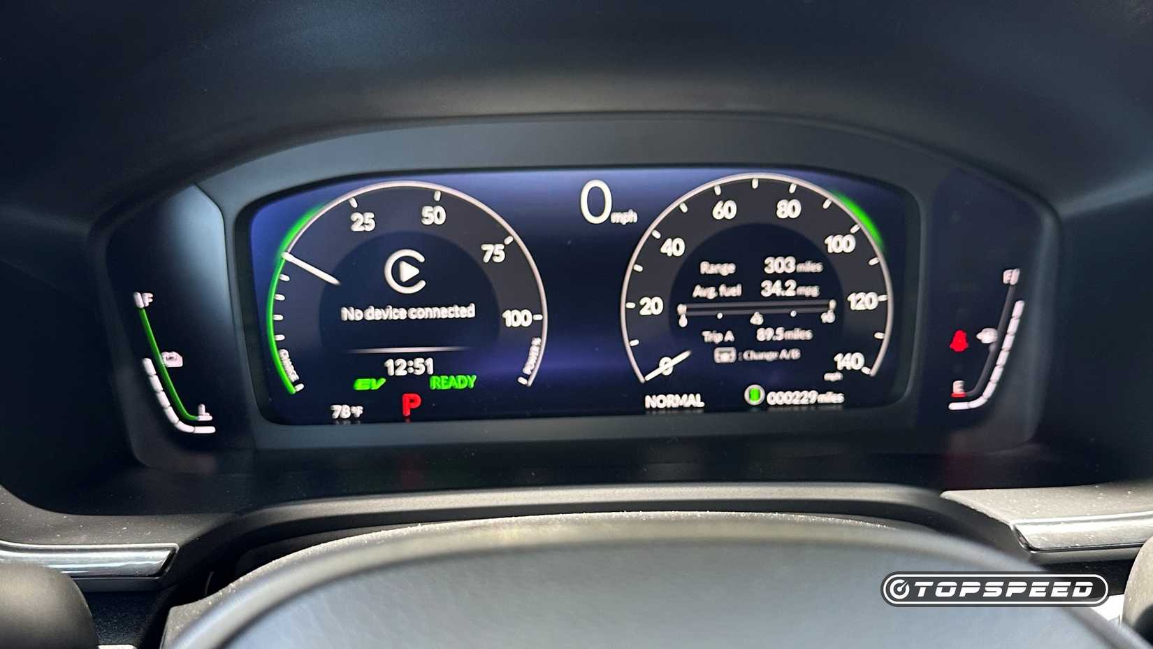 2026 Honda CR-V TrailSport instrument cluster