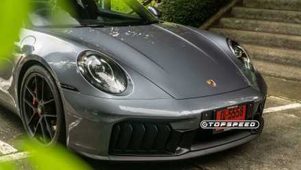 Parte frontal do Porsche 911 Carrera GTS 2025