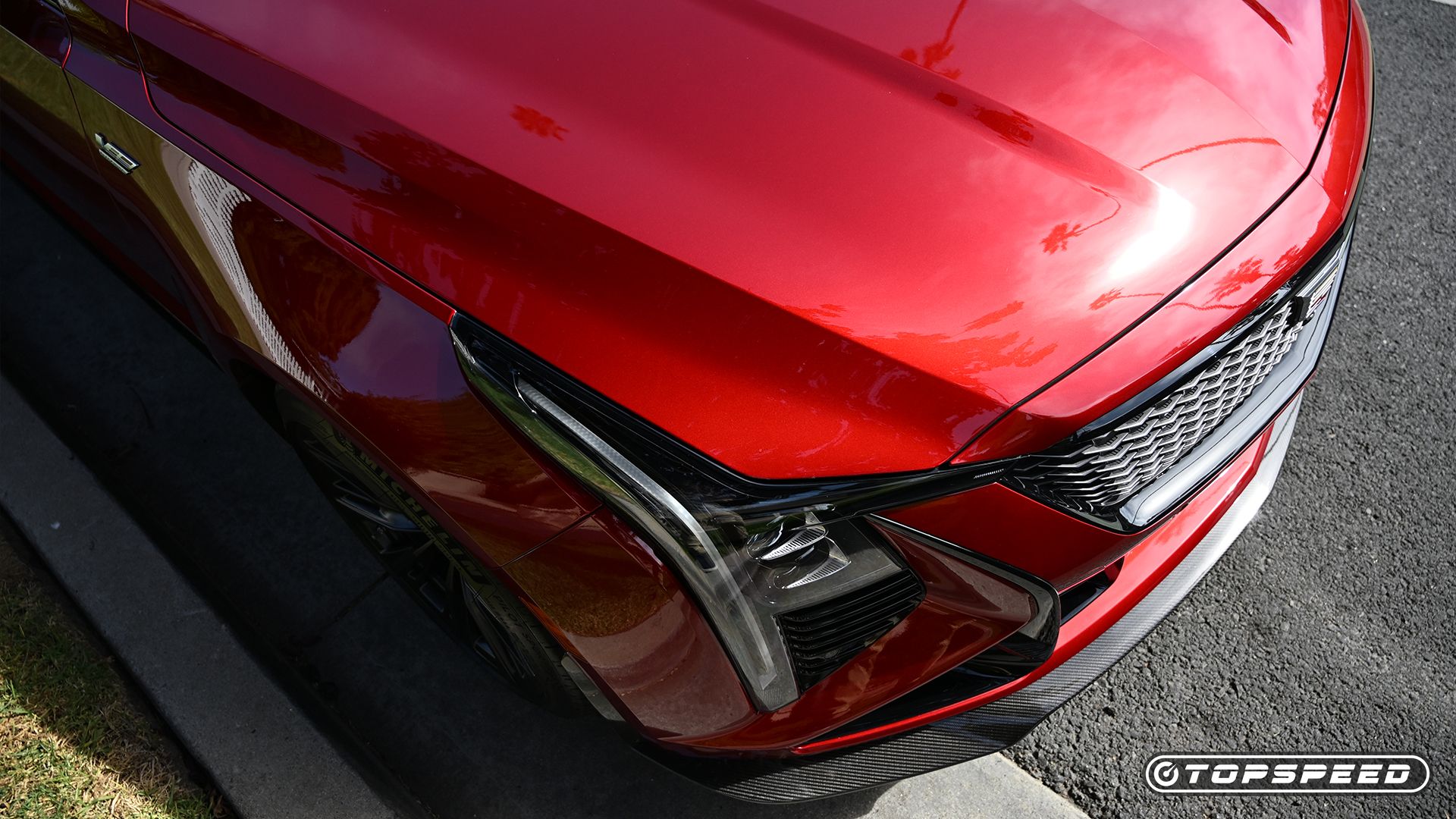 2025 red Cadillac CT5-V Blackwing Details