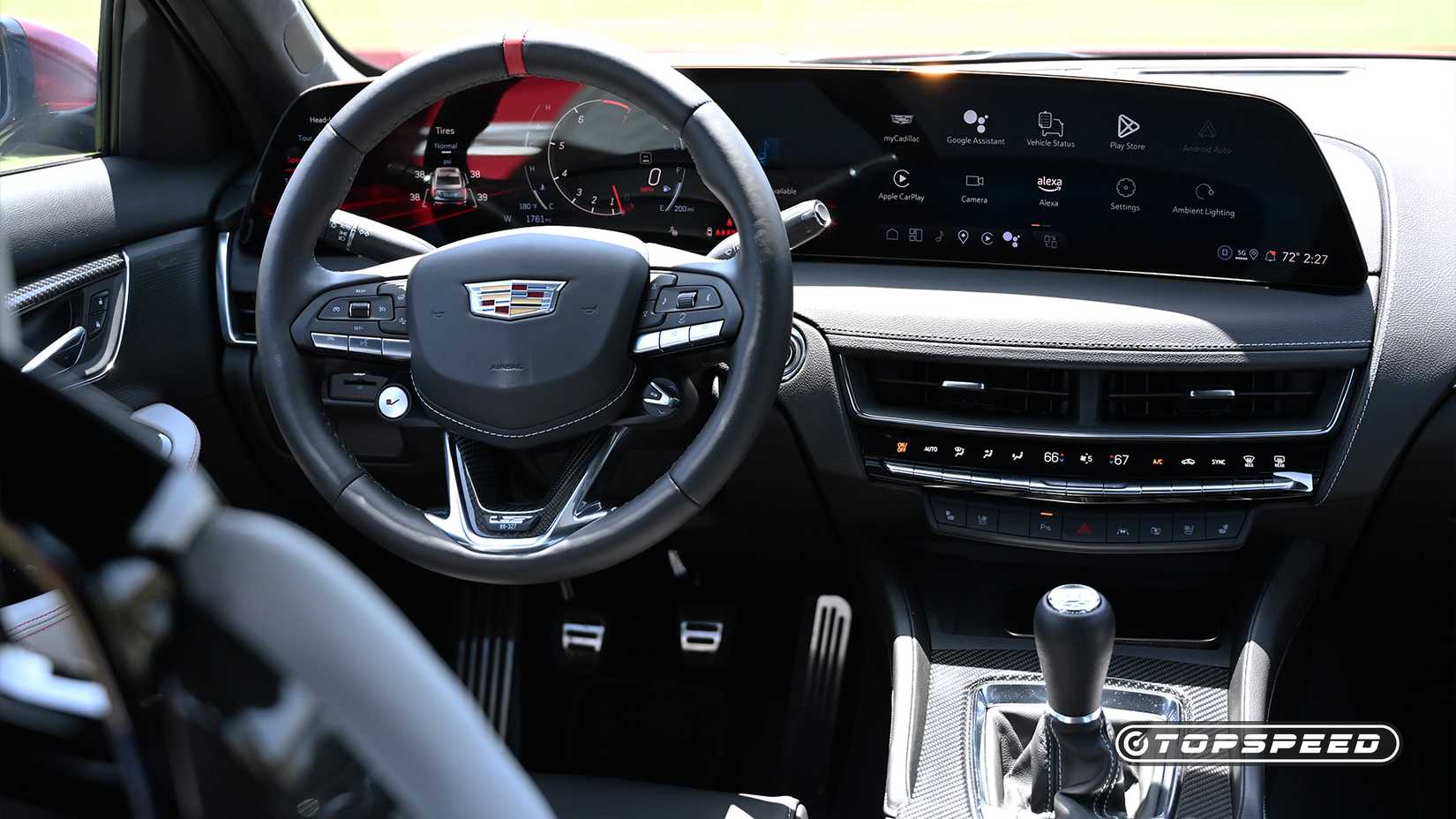 Interior do Cadillac CT5-V 2025 Blackwing