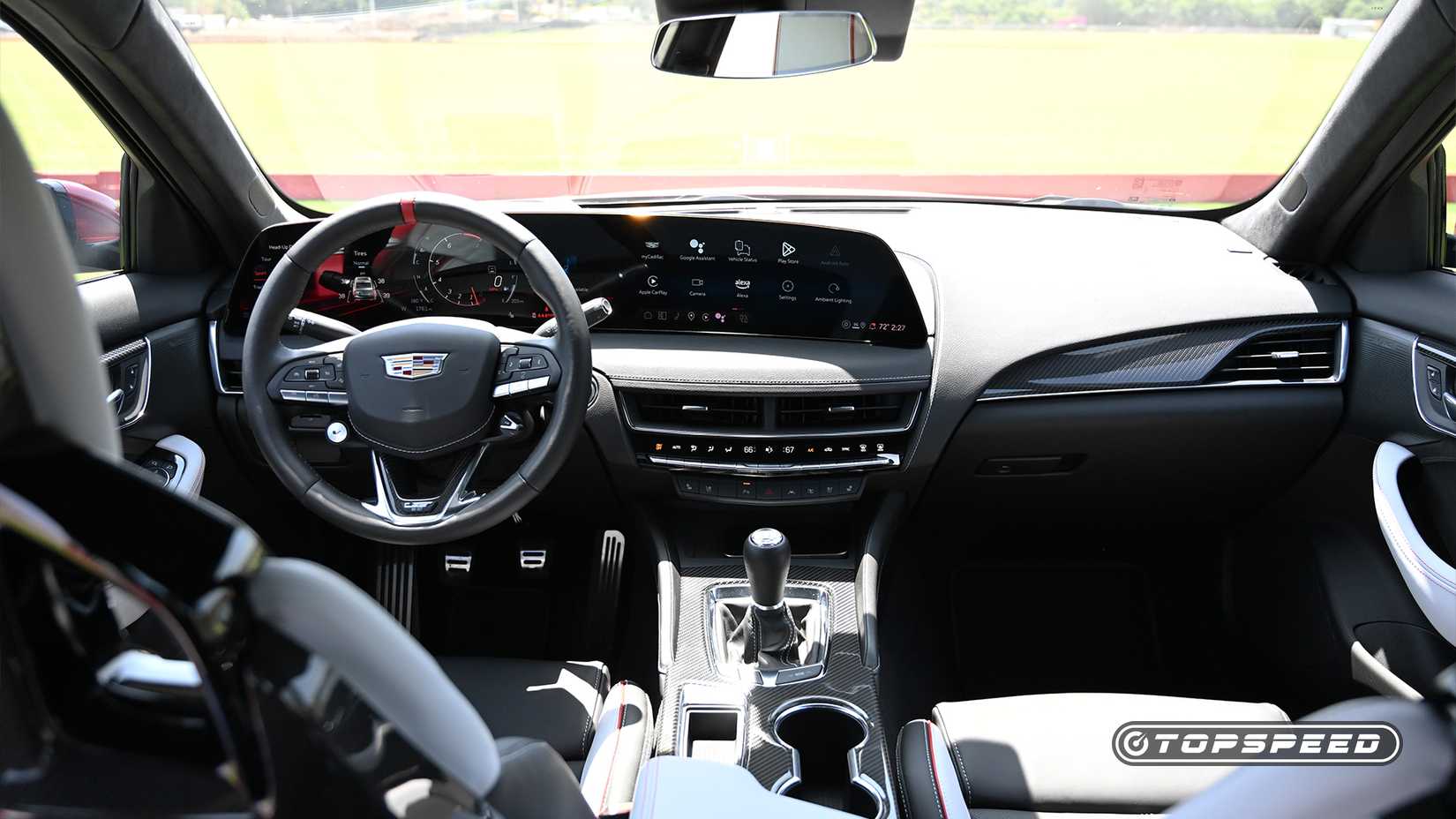 Interior do Cadillac CT5-V 2025 Blackwing