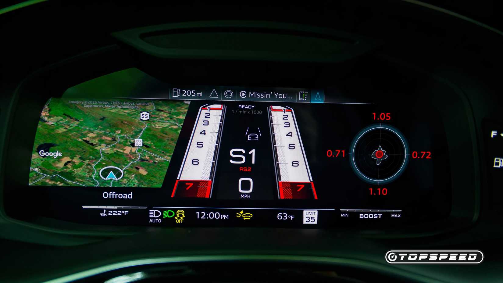 2025 Audi RSQ8 RS Mode