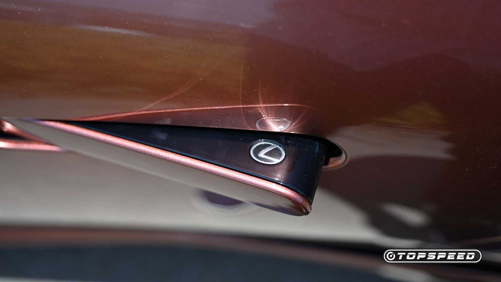 2025 Copper Lexus LC500 detail