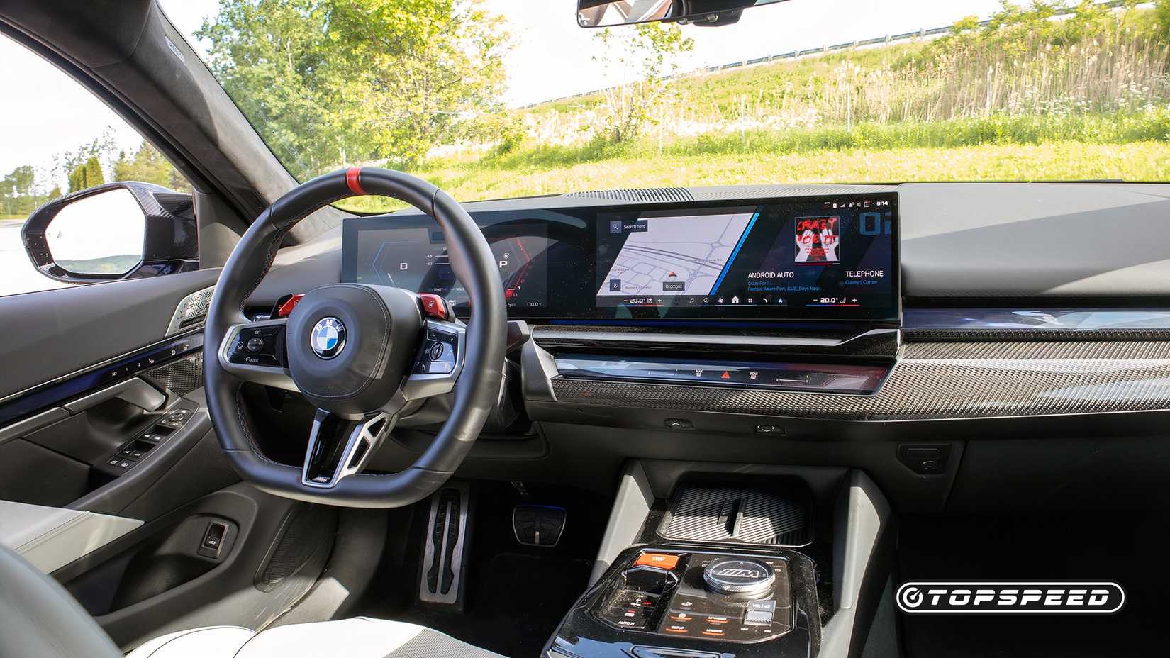 2025 BMW M5 Painel TopSpeed