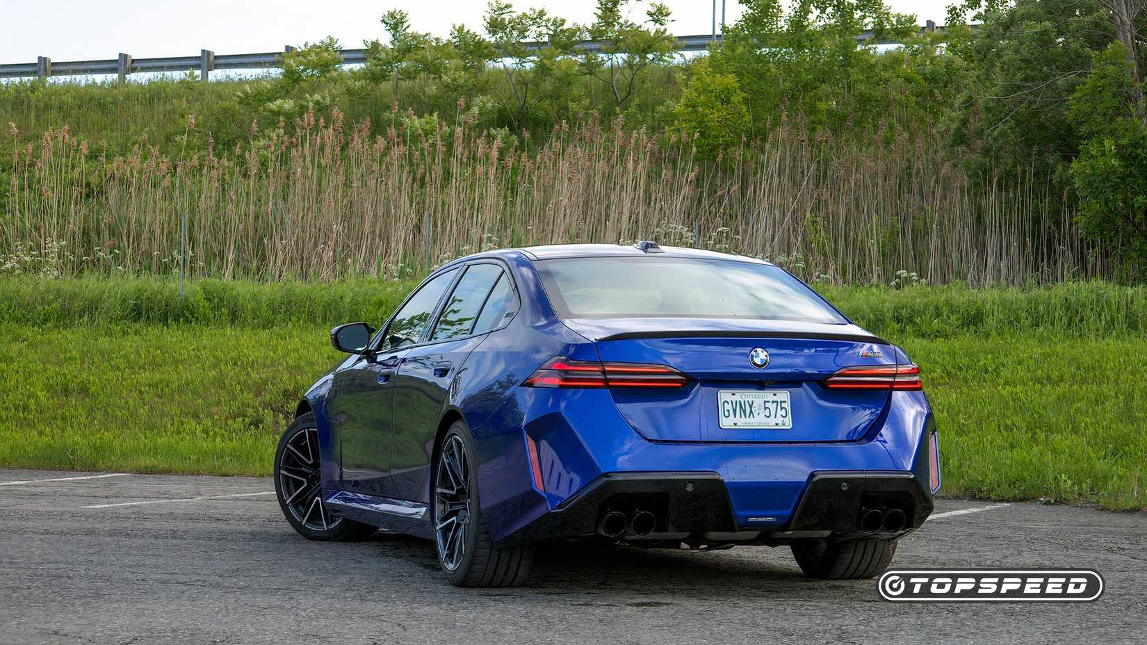2025 BMW M5 Rear Three Quarter TopSpeed