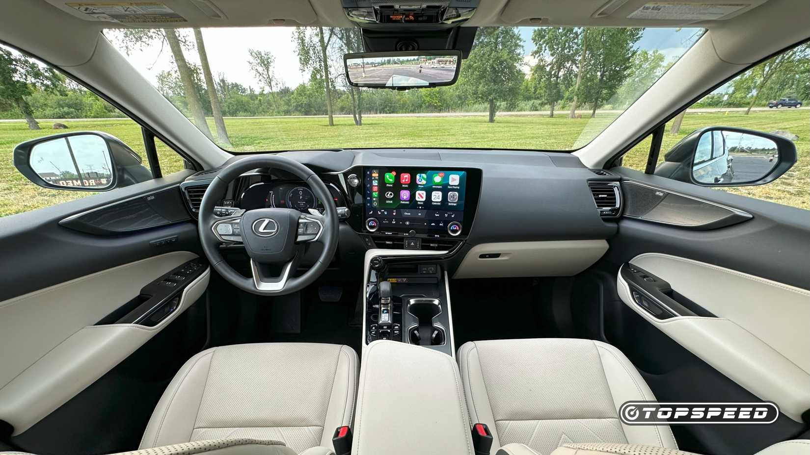 2025 Lexus NX 450h+ Luxury -- Interior shot showing dash