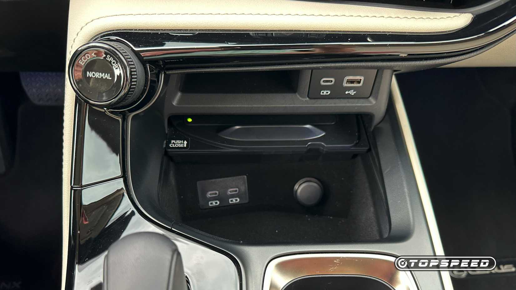 2025 Lexus NX 450h+ Luxury -- Storage Cubby
