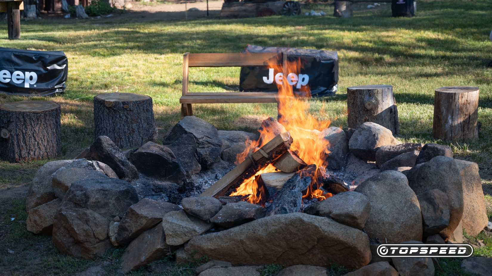 Acampamento de jipe ​​Rubicon Springs