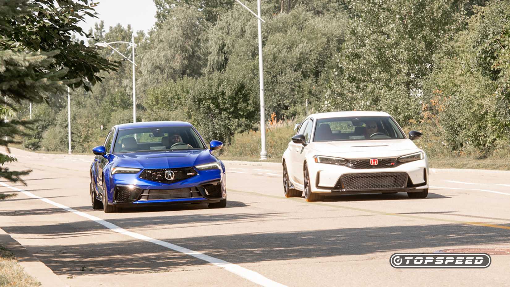 2025 Acura Integra Type S versus 2025 Honda Civic Type R TopSpeed (9)