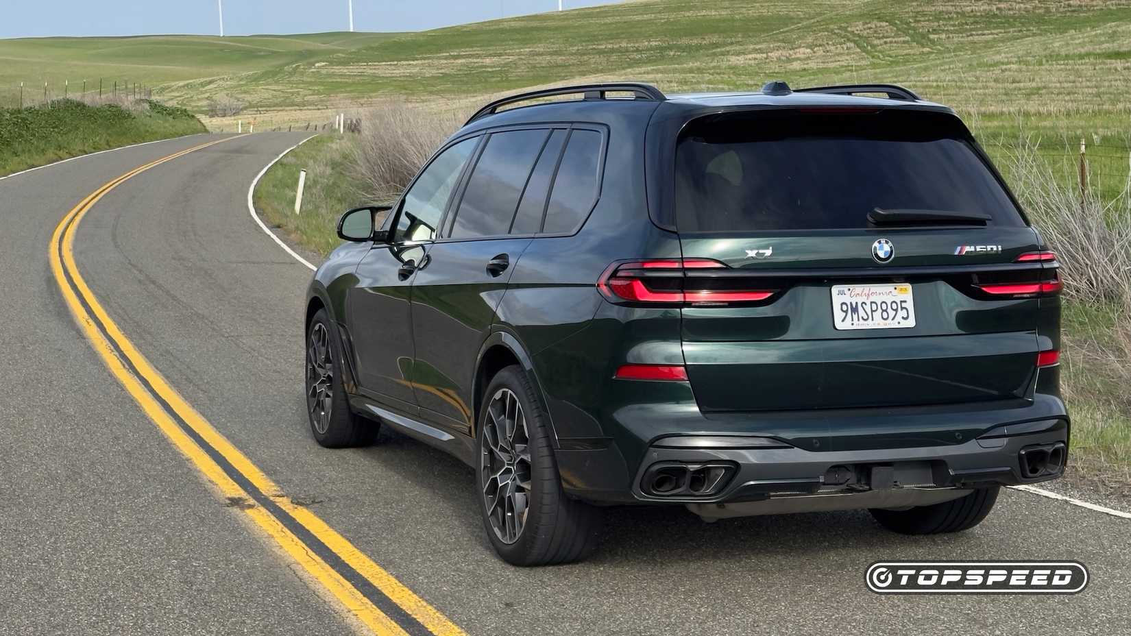 2025 BMW X7 M60i Exterior Left Rear Profile View