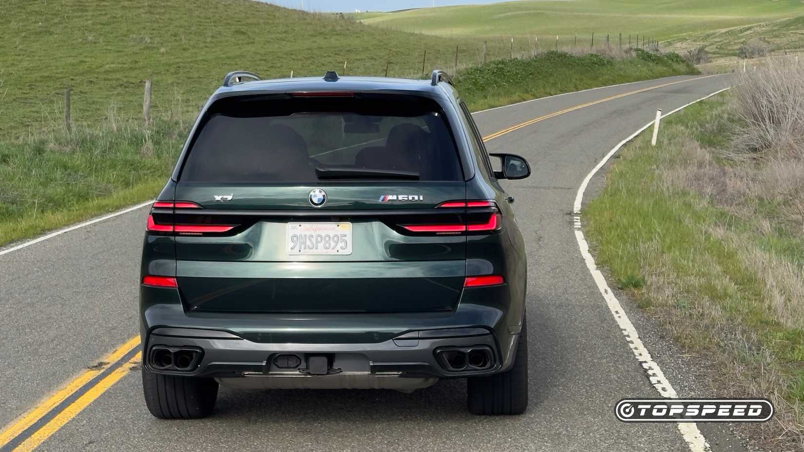 2025 BMW X7 M60i Exterior Rear View Straight On