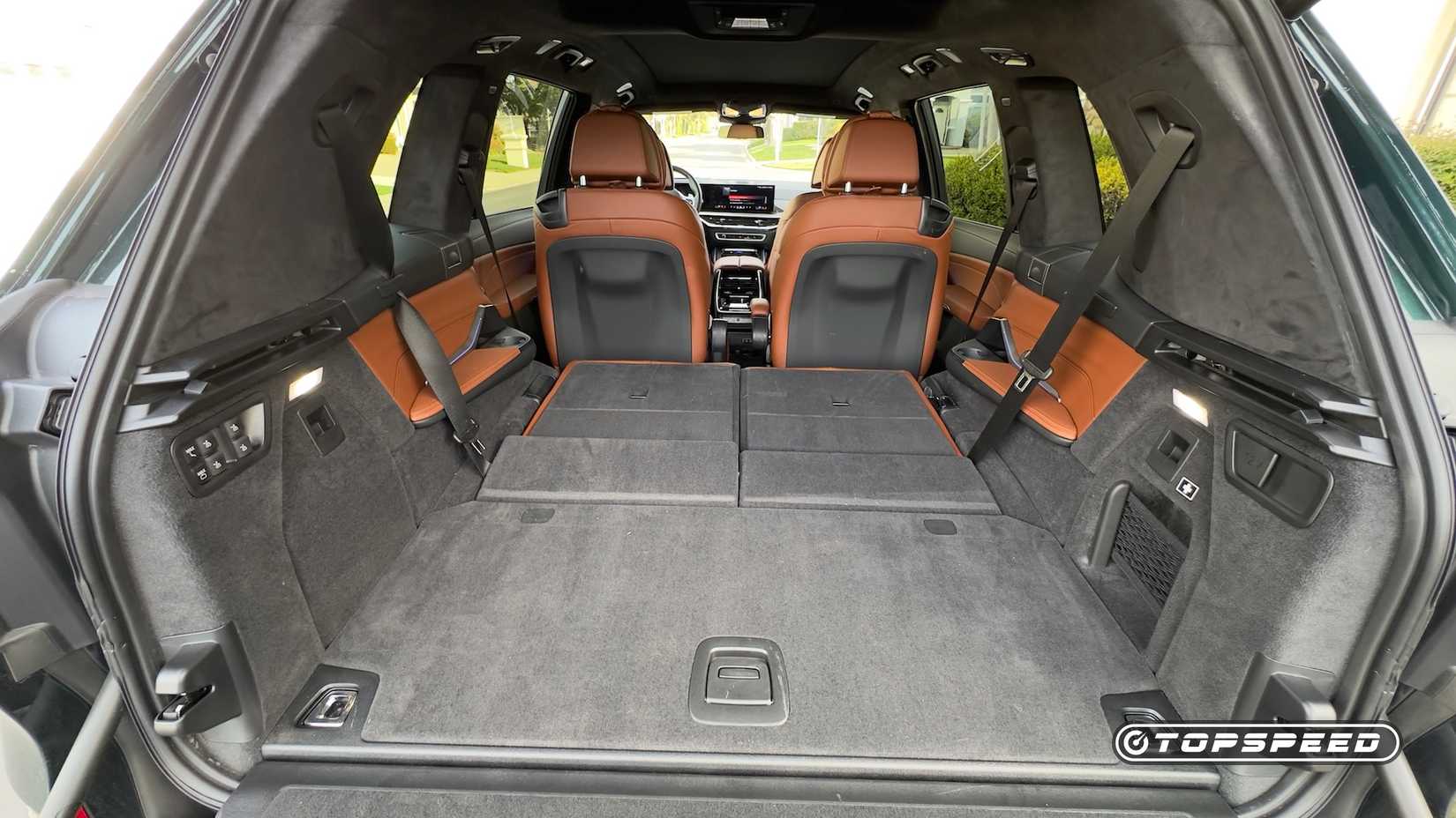 2025 BMW X7 M60i Interior Third Row Folded