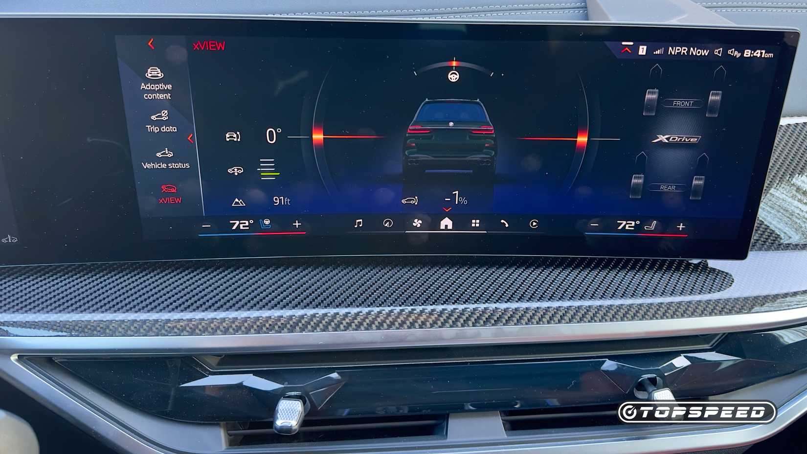 2025 BMW X7 M60i Tech iDrive Display