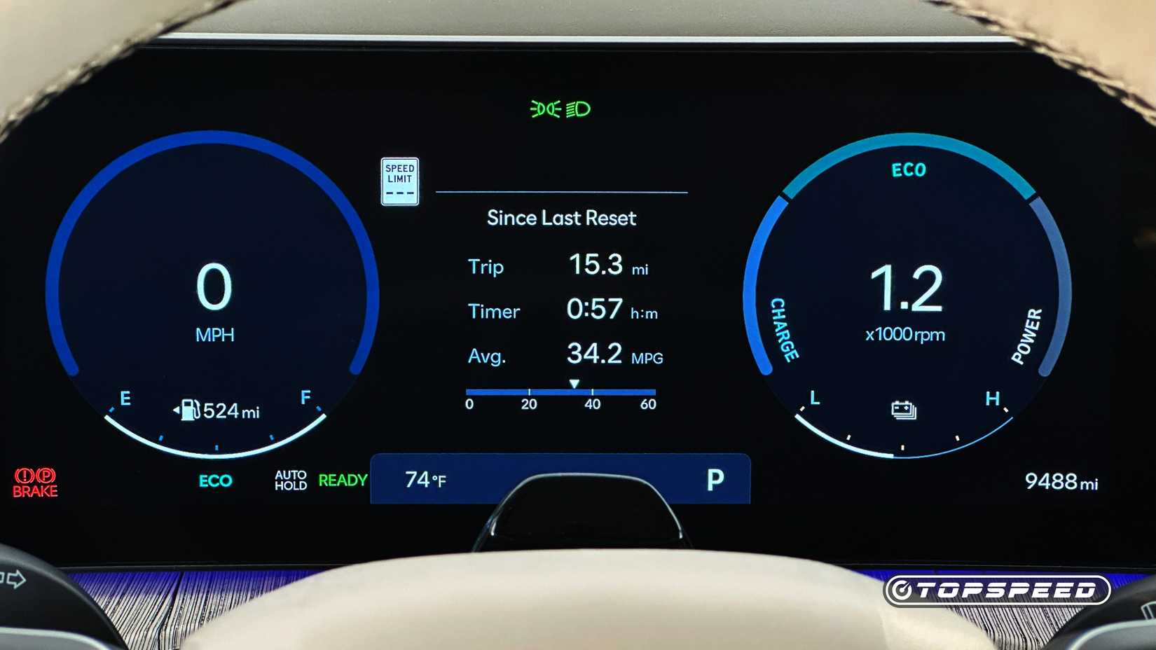 2025 Hyundai Santa Fe Hybrid -- Instrument Cluster 02