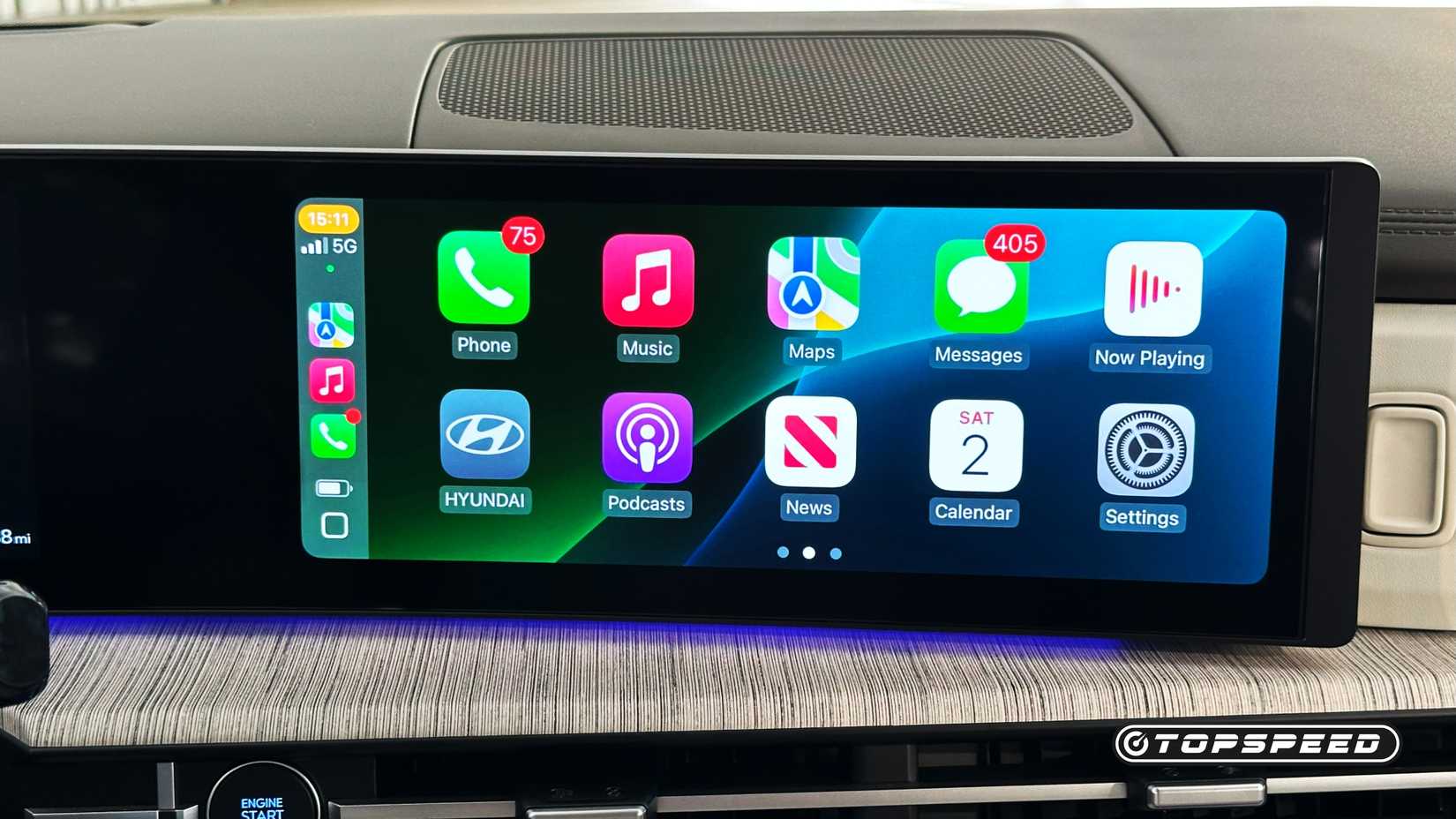 2025 Hyundai Santa Fe Hybrid -- Touchscreen