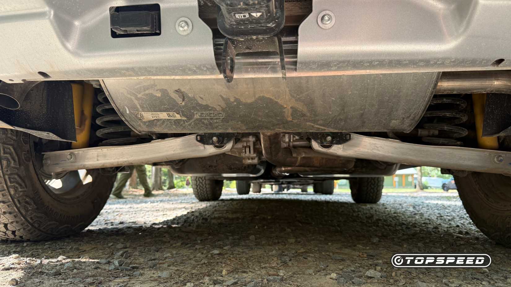 2025 Ford Bronco Sport Badlands with Sasquatch Package rear bumper and skid plate 