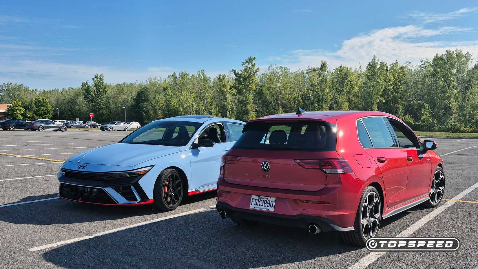 2025 Hyundai Elantra N TCR vs 2025 Volkswagen Golf GTI TopSpeed 3