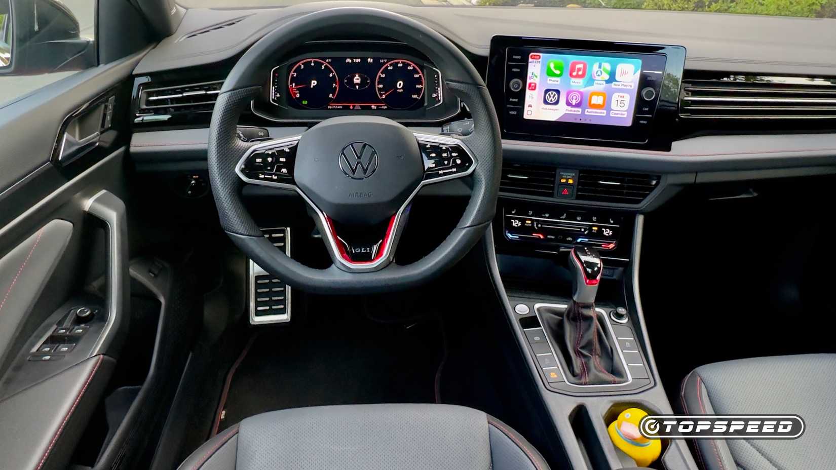 Visão dos motoristas de tecnologia Volkswagen GLI 2025