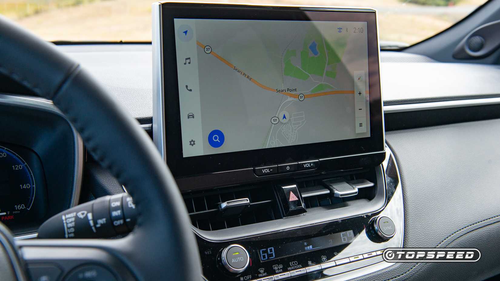 2026 Toyota Corolla Cross interior showing screen