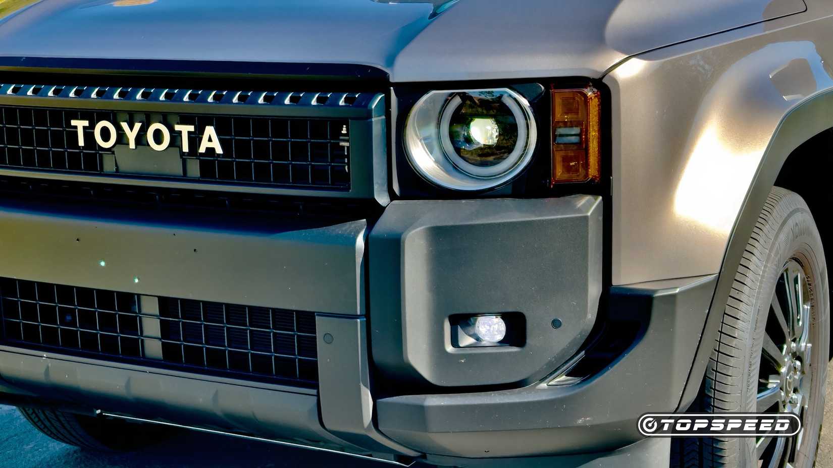 2025 Toyota Land Cruiser Exterior Front Lighting close-up