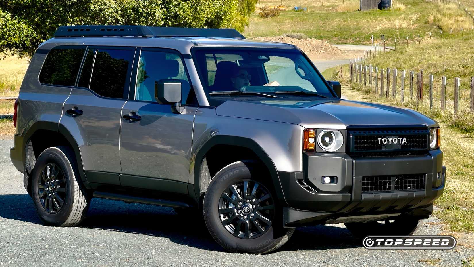 2025 Toyota Land Cruiser Exterior Front Profile Gravel