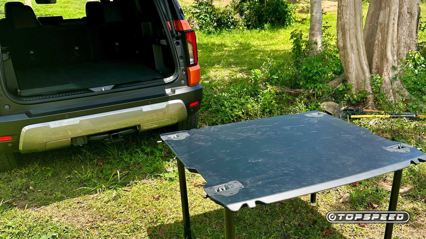 2026 Honda Passport cargo room and table