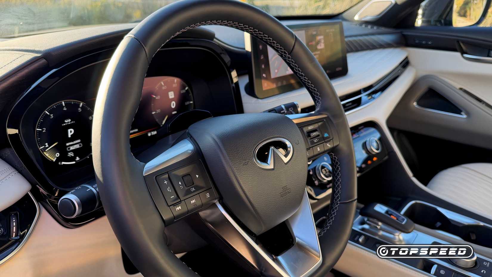 2026 Infiniti QX60 steering wheel