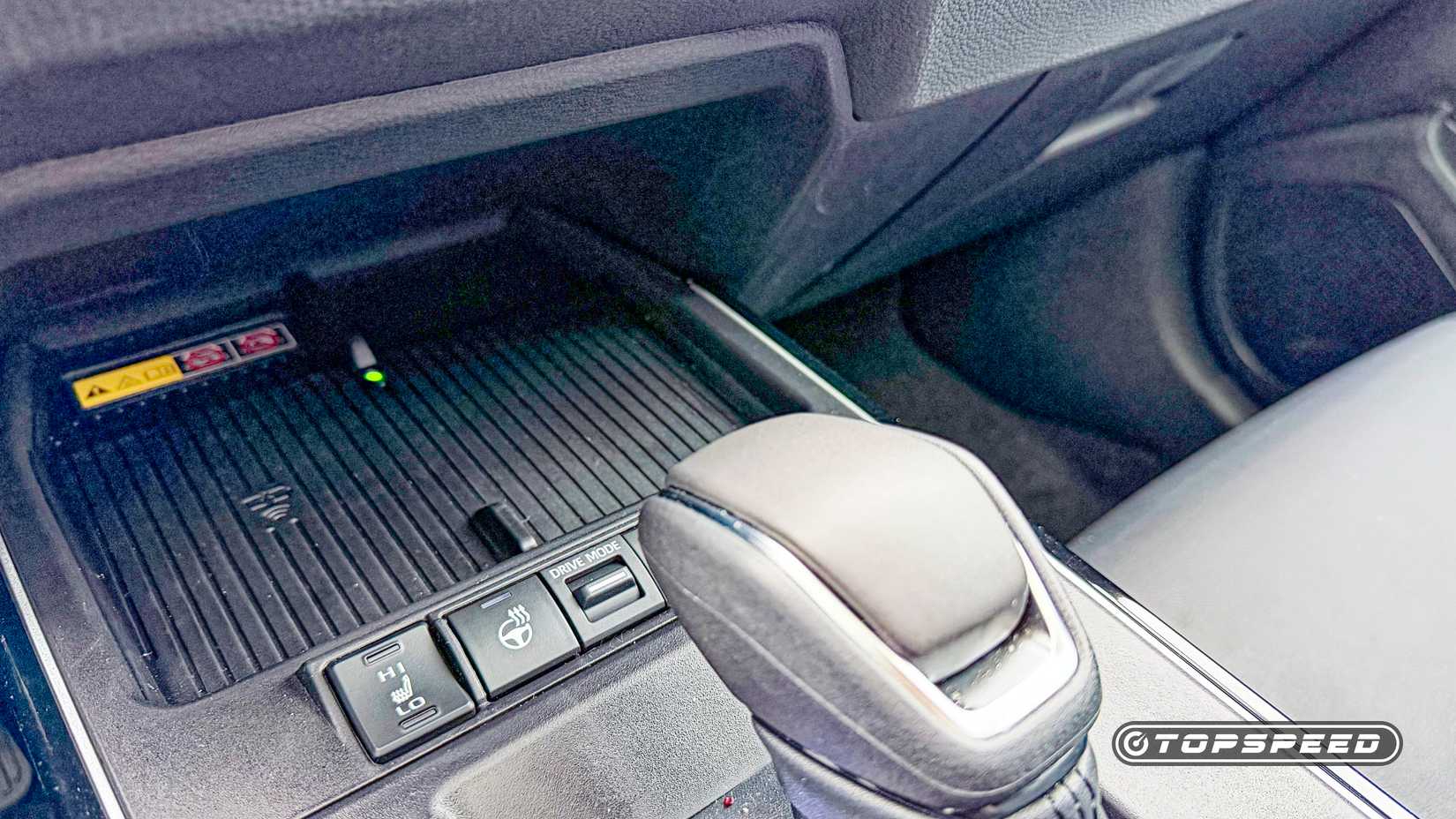 2026 Toyota Corolla Cross interior showing central cubby