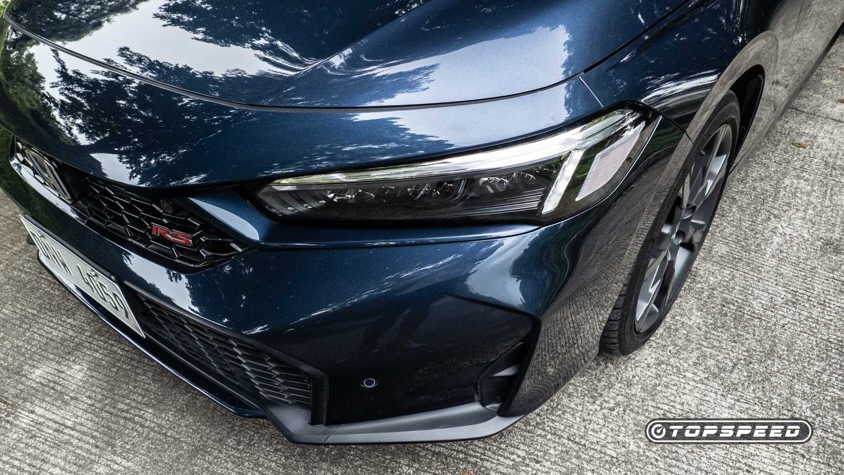 Front end do Honda Civic Hybrid 2025 (especificações asiáticas)