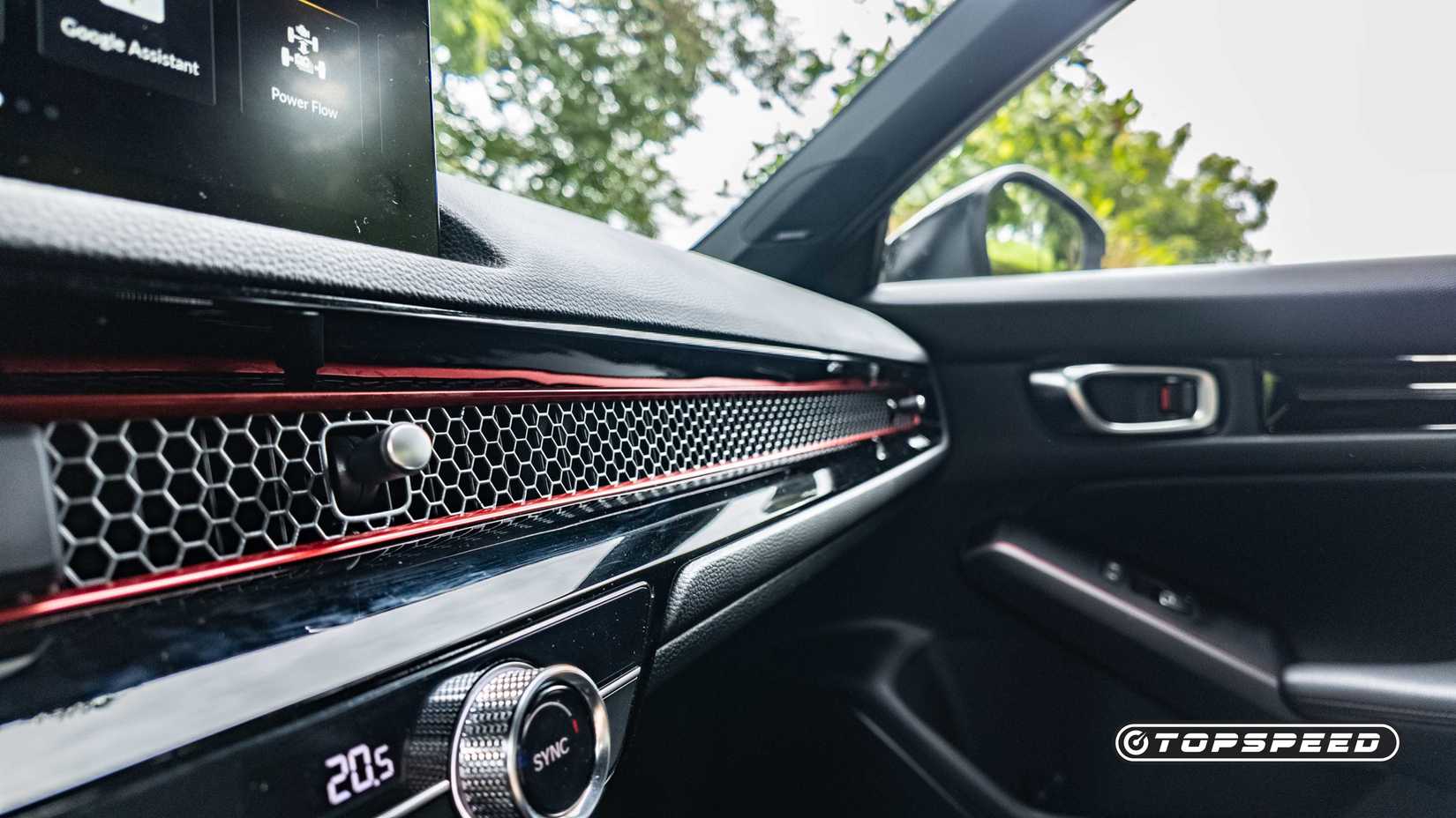 Aircon vents of the 2025 Honda Civic Hybrid (Asian spec)