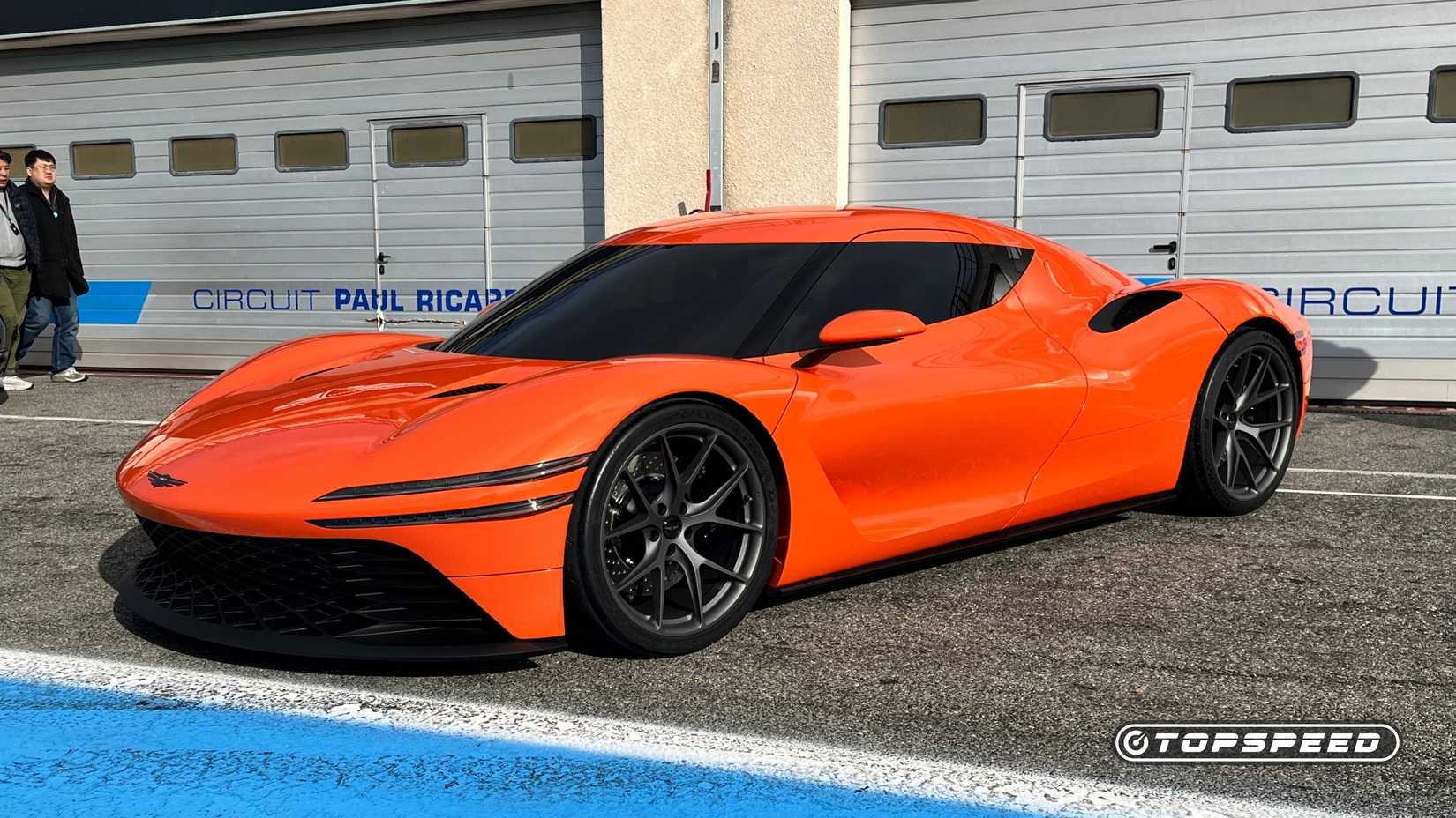 Genesis Magma GT Concept parked at Circuit Paul Ricard