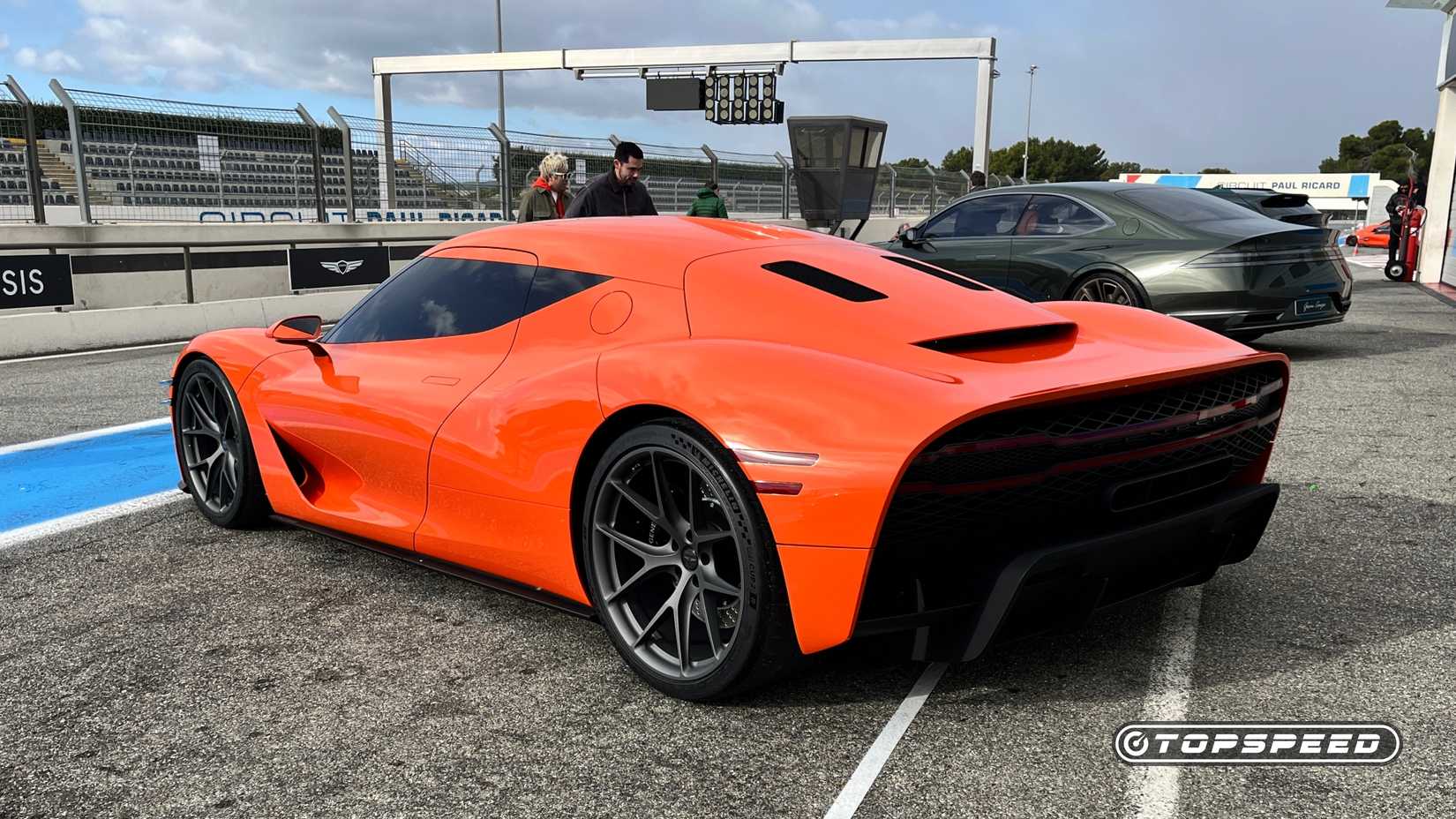 Genesis Magma CT Concept parked at Circuit Paul Ricard