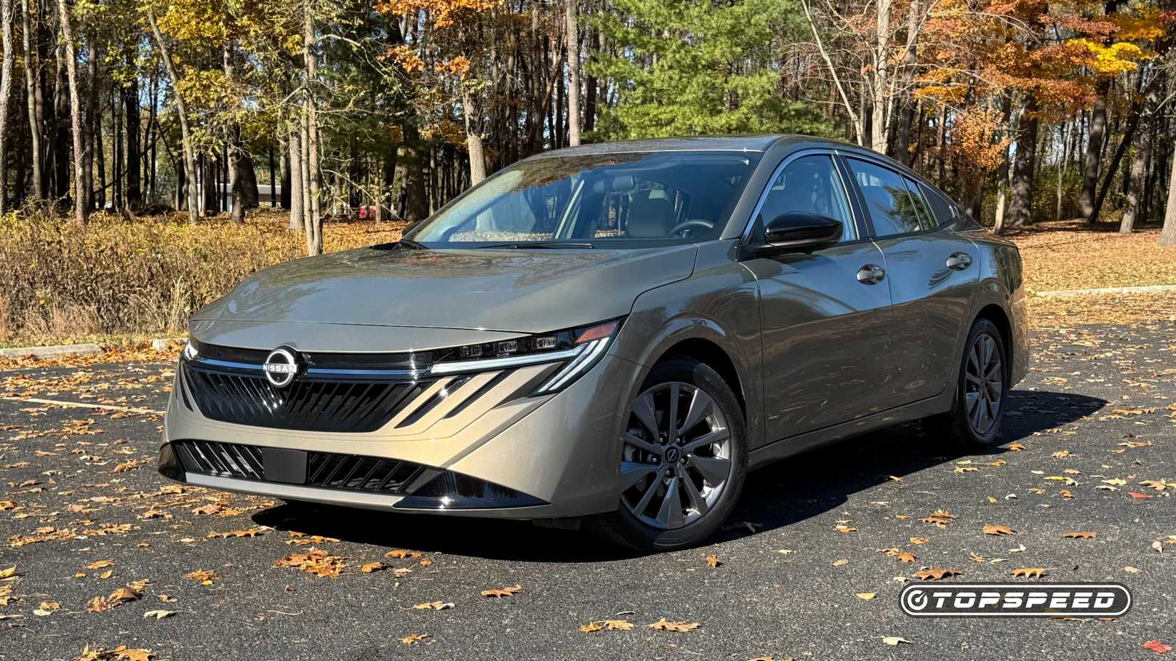 Front 3/4 static image of the 2026 Nissan Sentra SL