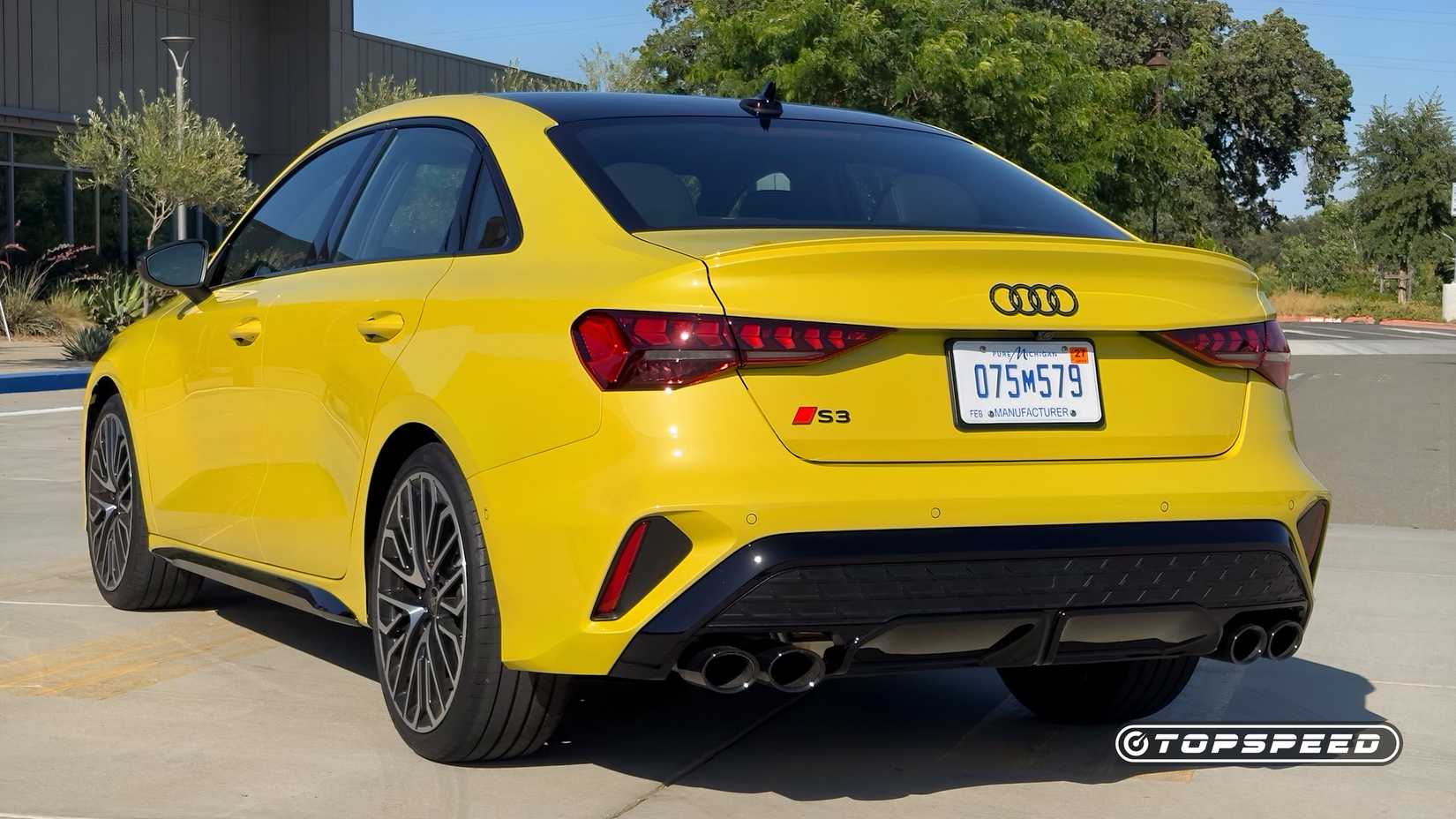 2025 Audi S3 Prestige 2.0 TFSI Quattro Exterior - Rear 3.25 Leftt