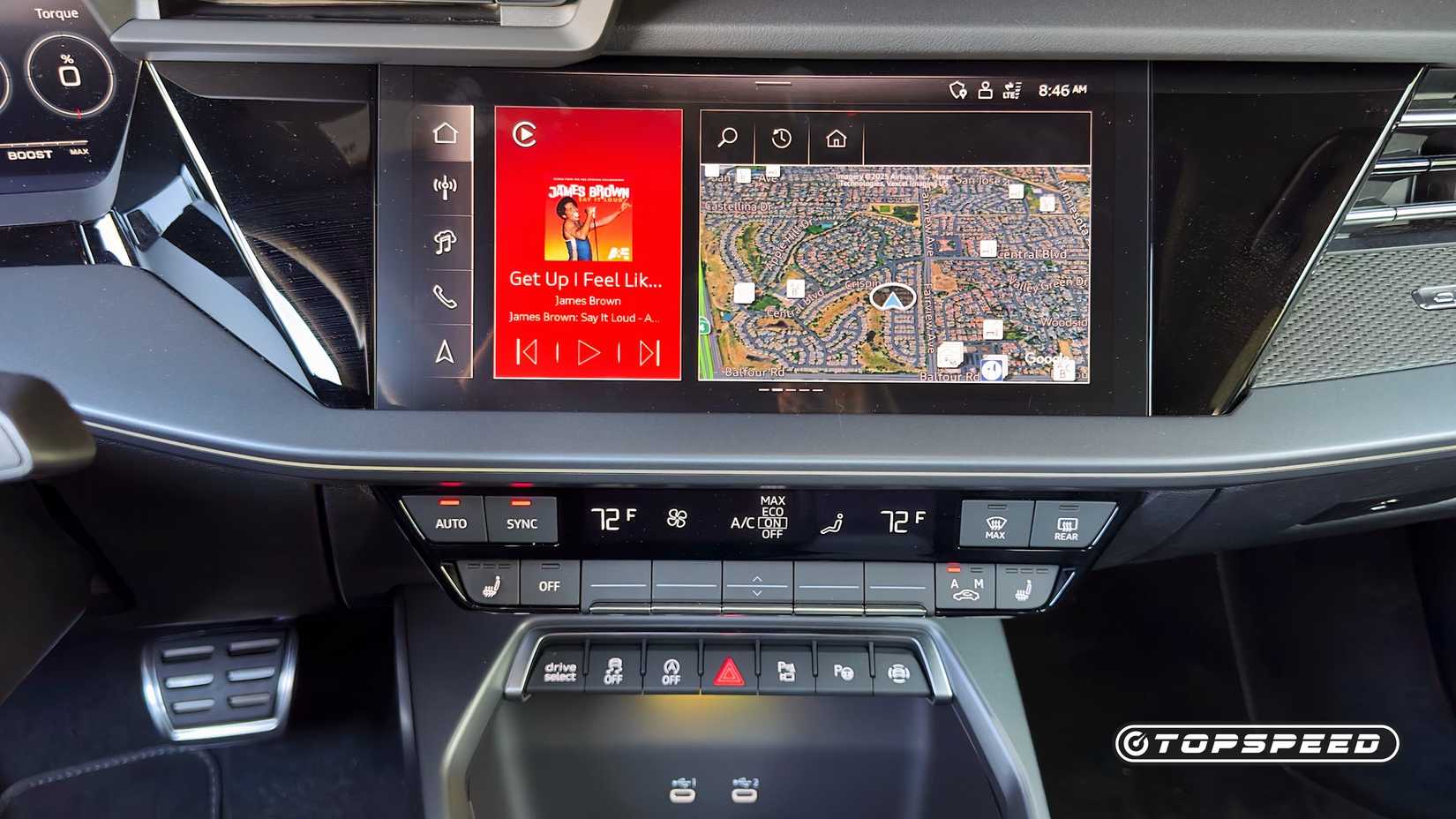 2025 Audi S3 Prestige 2.0 TFSI Quattro Tech Infotainment and HVAC