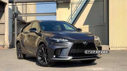 2025 Lexus RX350h F Sport Design Frente Exterior 3.25 vista direita-1