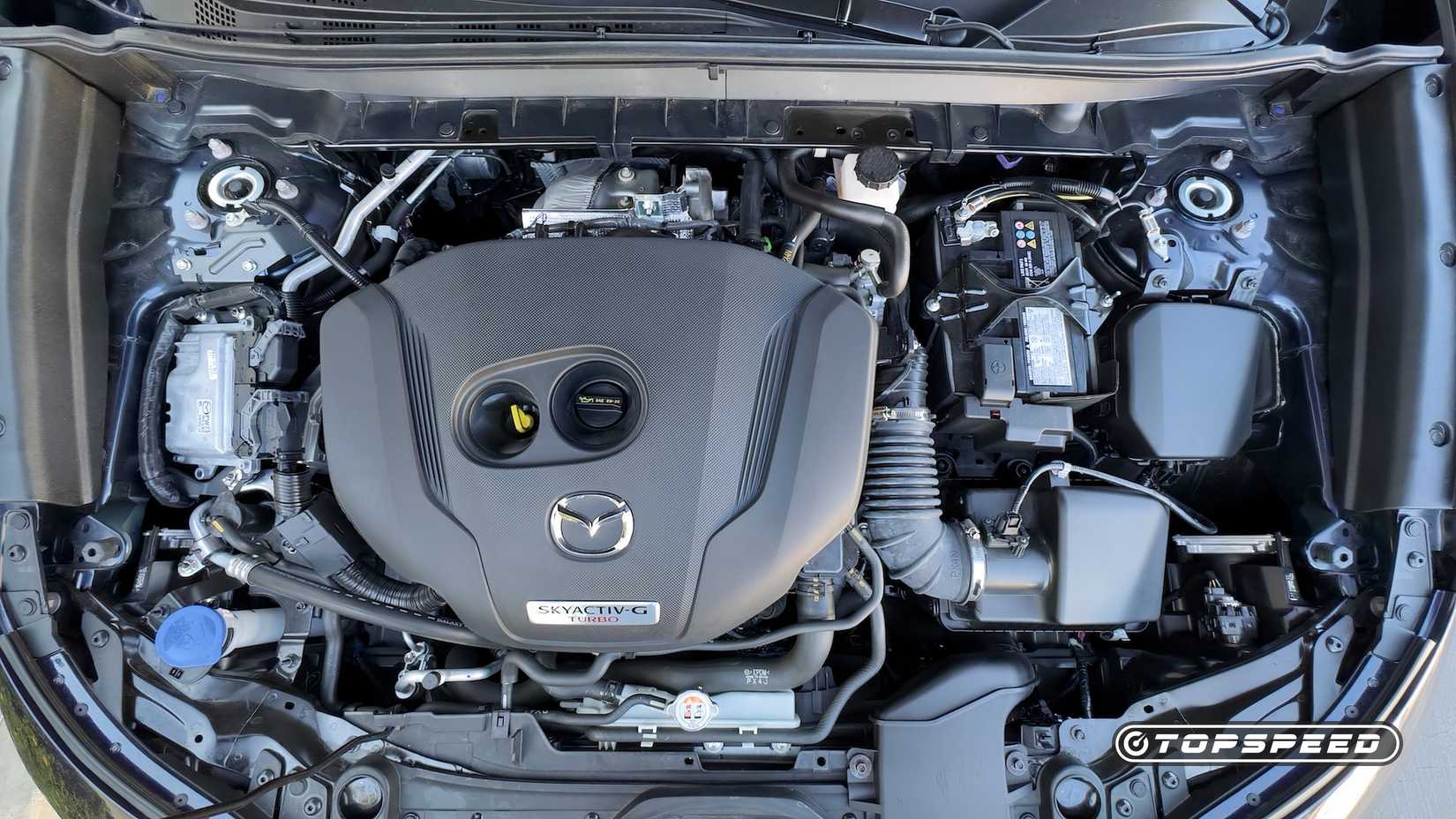 2025 Mazda CX-30 2.5 Turbo Premium Plus overhead engine shot
