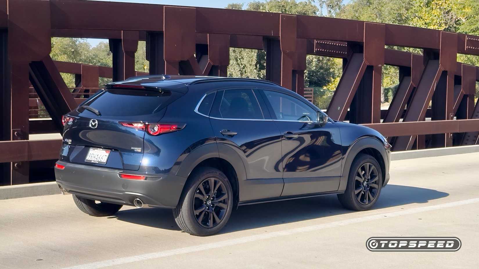 2025 Mazda CX-30 2.5 Turbo Premium Plus Exterior - Rear 3.25 Profile On Road