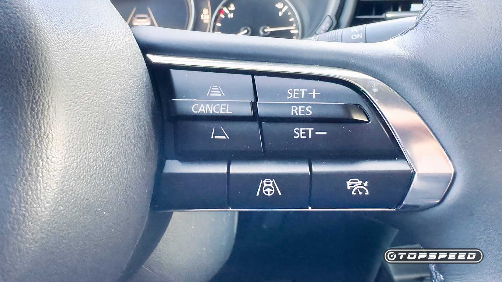 2025 Mazda CX-30 2.5 Turbo Premium Plus Tech Steering Wheel Buttons Right Side