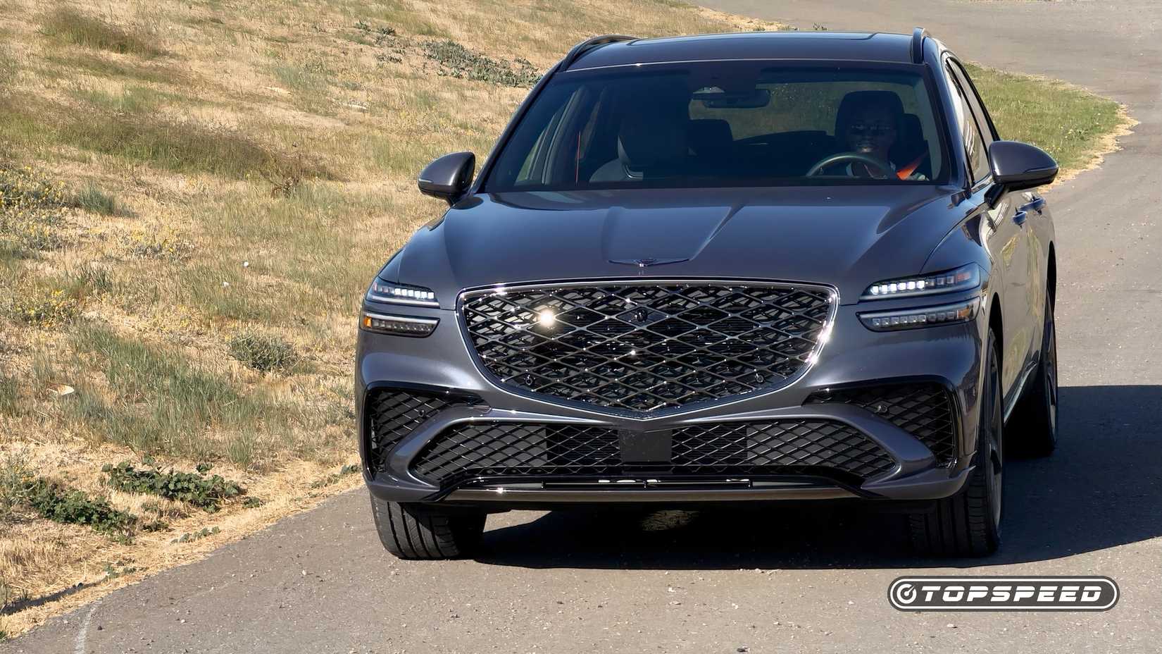 2026 Genesis GV70 3.5T Sport Prestige AWD Exterior Front 3.25 Left