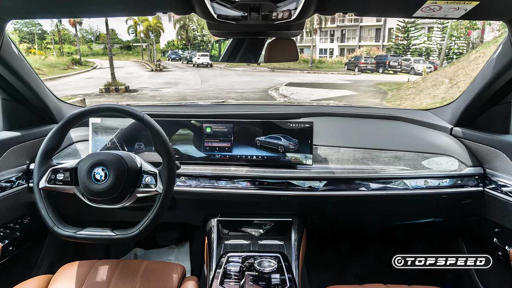 Interior de um BMW i7 xDrive60 2026