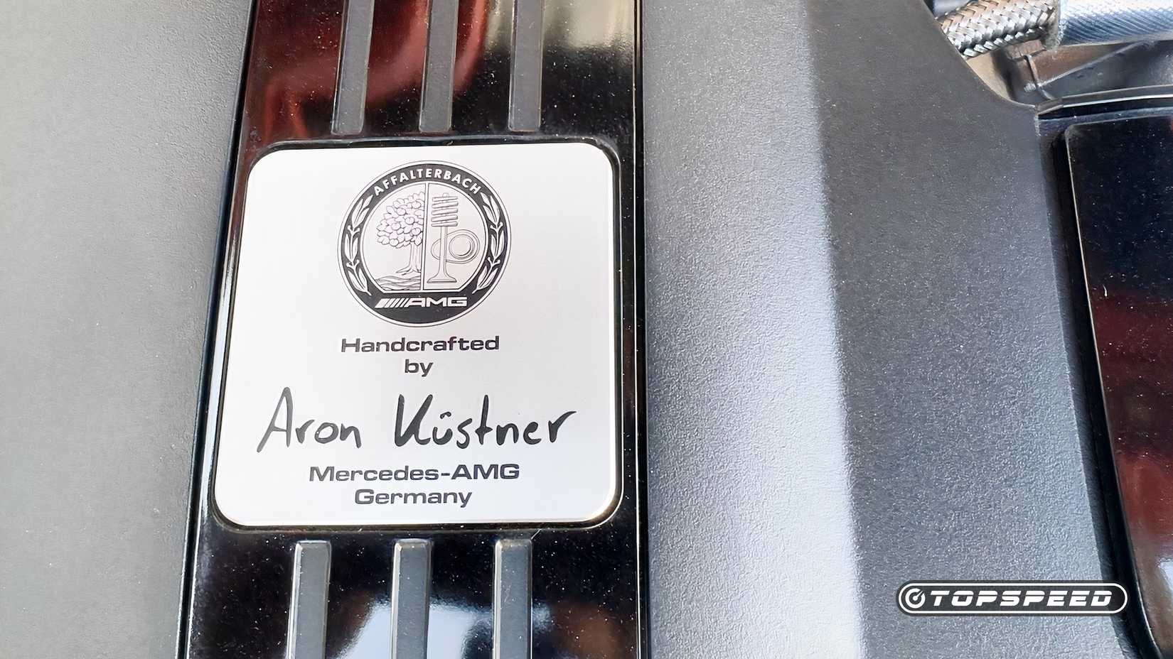 2026 Mercedes-AMG GT63 S E Performance Engine signature badge