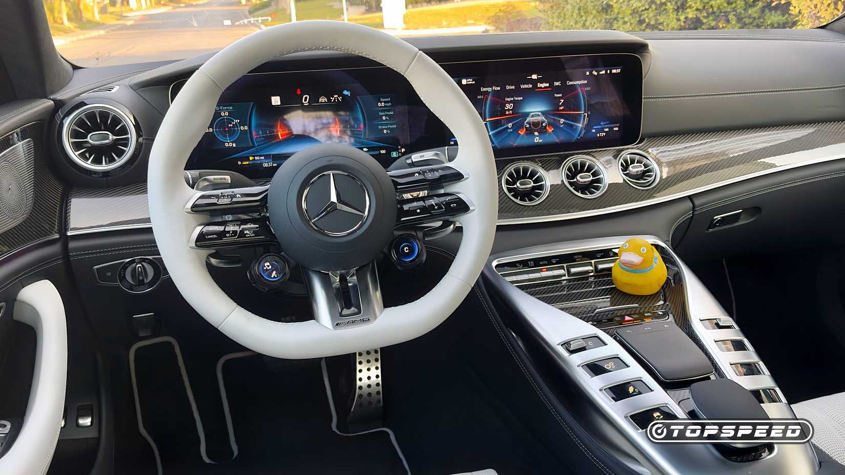 2026 Mercedes-AMG GT63 S E Performance Interior driver pov