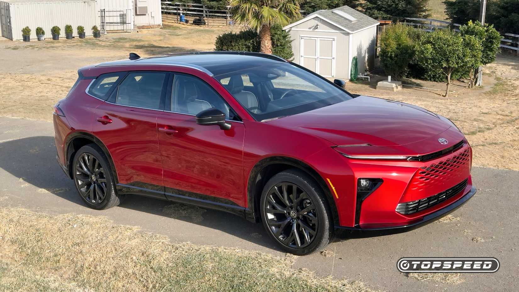 2026 Toyota Crown Signia Limited Exterior FRont 3.25 from above