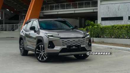 Front 3/4 view of a 2026 Toyota RAV4 Limited