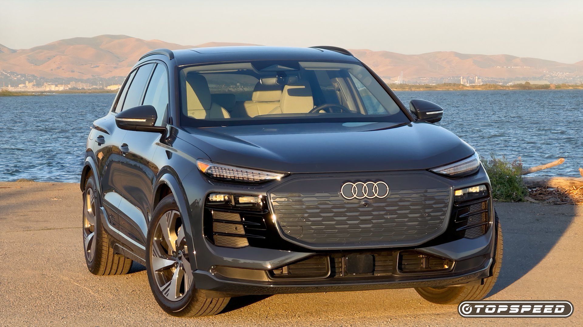 Audi Q6 e-tron quattro exterior front view