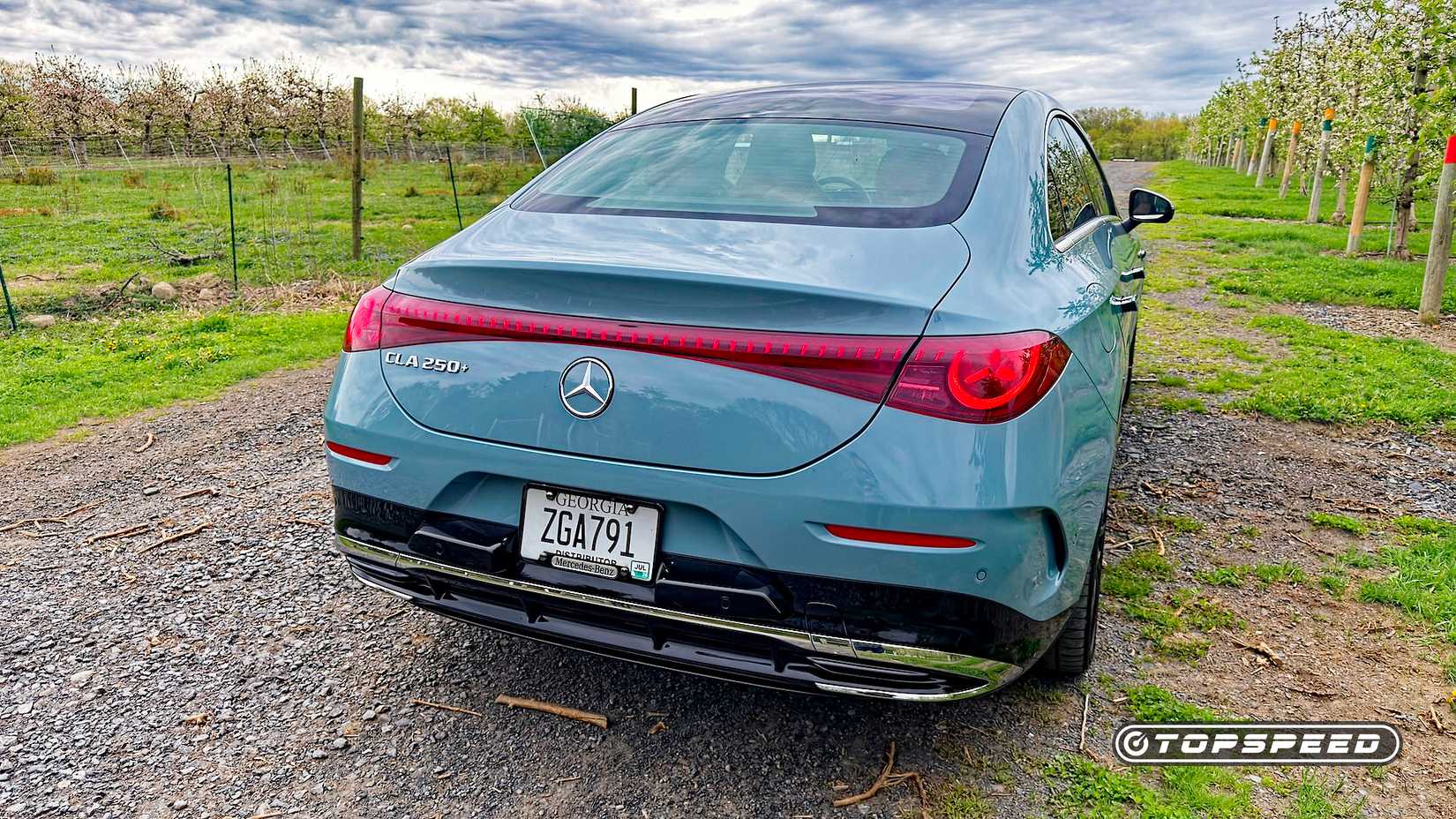 2026 Mercedes-Benz CLA 11 rear shot parked
