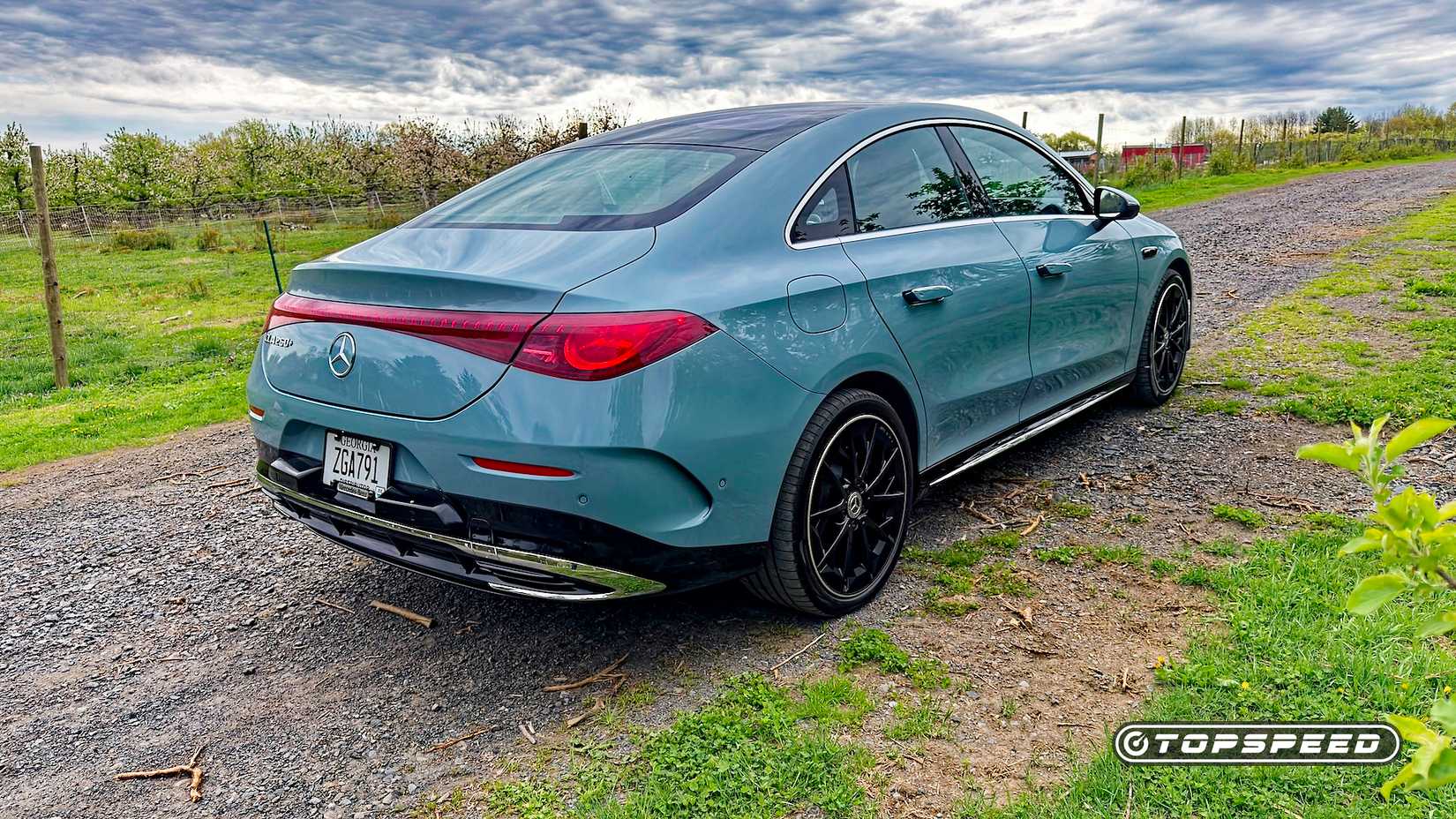 2026 Mercedes-Benz CLA rear 3/4 shot parked