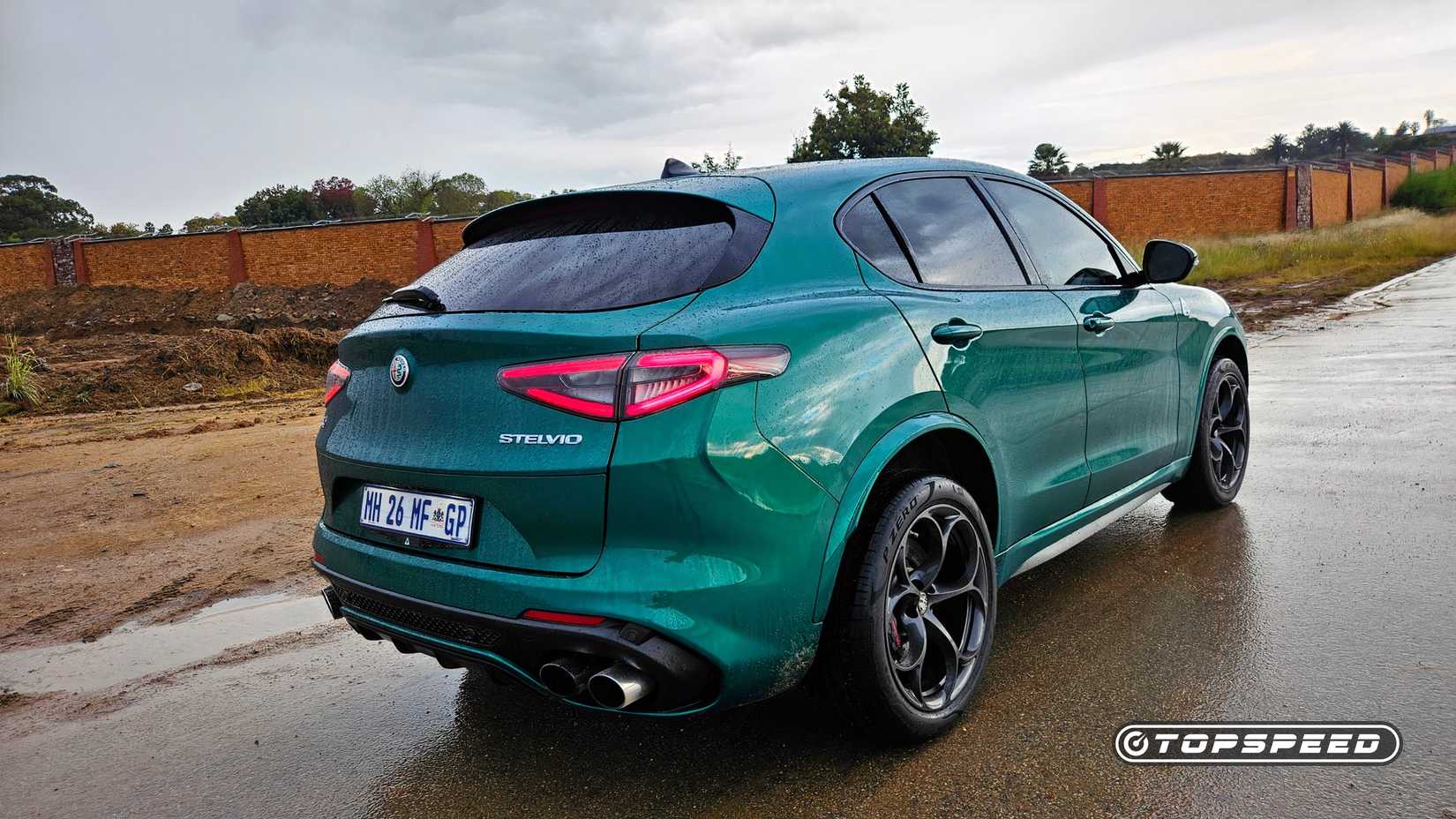 2026 Alfa Romeo Stelvio Quadrifoglio rear-end